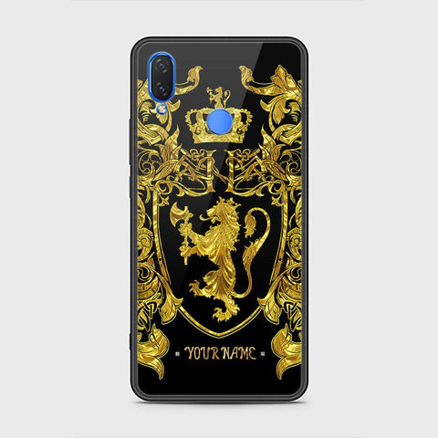 Huawei Y7 Prime 2019 / Y7 2019 / Y7 Pro 2019 Cover - Gold Series - HQ Ultra Shine Premium Infinity Glass Soft Silicon Borders Case
