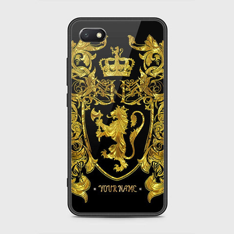 Honor 7S Cover - Gold Series - HQ Ultra Shine Premium Infinity Glass Soft Silicon Borders Case