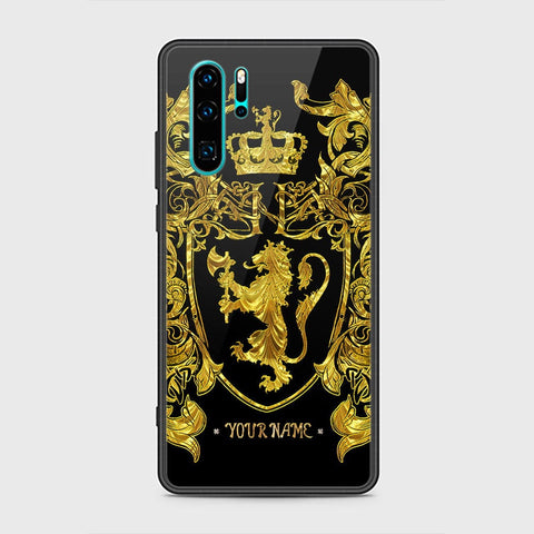 Huawei P30 Pro Cover - Gold Series - HQ Ultra Shine Premium Infinity Glass Soft Silicon Borders Case