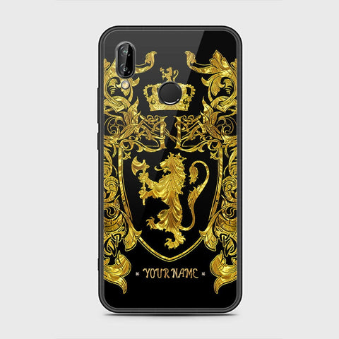 Huawei P20 Lite Cover - Gold Series - HQ Ultra Shine Premium Infinity Glass Soft Silicon Borders Case