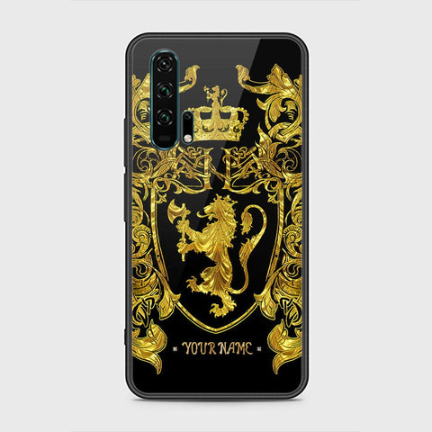 Honor 20 Pro Cover - Gold Series - HQ Ultra Shine Premium Infinity Glass Soft Silicon Borders Case