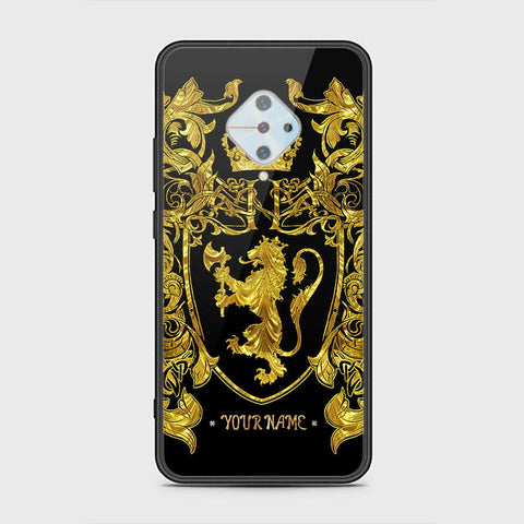Vivo S1 Pro Cover - Gold Series - HQ Ultra Shine Premium Infinity Glass Soft Silicon Borders Case