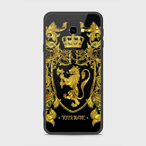 Samsung Galaxy J4 Plus Cover - Gold Series - HQ Ultra Shine Premium Infinity Glass Soft Silicon Borders Case