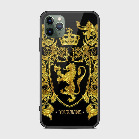 iPhone 11 Pro Cover - Gold Series - HQ Ultra Shine Premium Infinity Glass Soft Silicon Borders Case