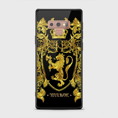 Samsung Galaxy Note 9 Cover - Gold Series - HQ Ultra Shine Premium Infinity Glass Soft Silicon Borders Case