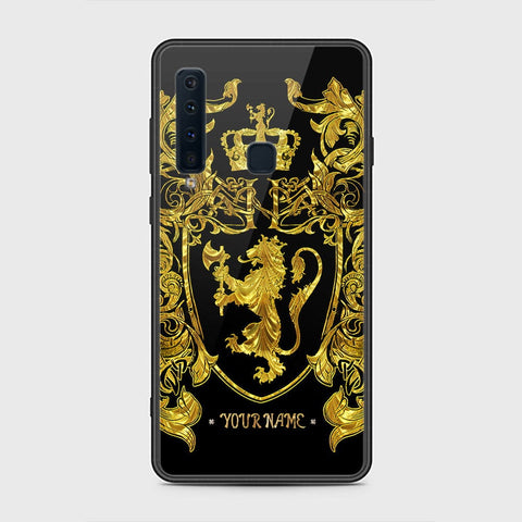 Samsung Galaxy A9 2018 Cover - Gold Series - HQ Ultra Shine Premium Infinity Glass Soft Silicon Borders Case