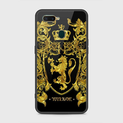 Oppo A12s Cover - Gold Series - HQ Ultra Shine Premium Infinity Glass Soft Silicon Borders Case