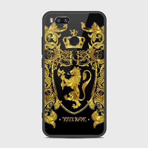 Xiaomi Mi A1 Cover - Gold Series - HQ Ultra Shine Premium Infinity Glass Soft Silicon Borders Case