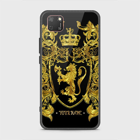 Huawei Y5p Cover - Gold Series - HQ Ultra Shine Premium Infinity Glass Soft Silicon Borders Case