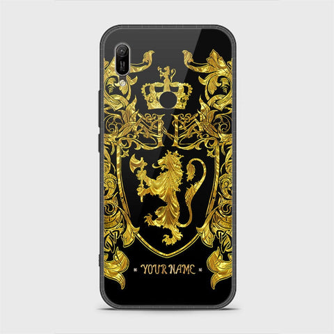 Huawei Y6 2019 / Y6 Prime 2019 Cover - Gold Series - HQ Ultra Shine Premium Infinity Glass Soft Silicon Borders Case