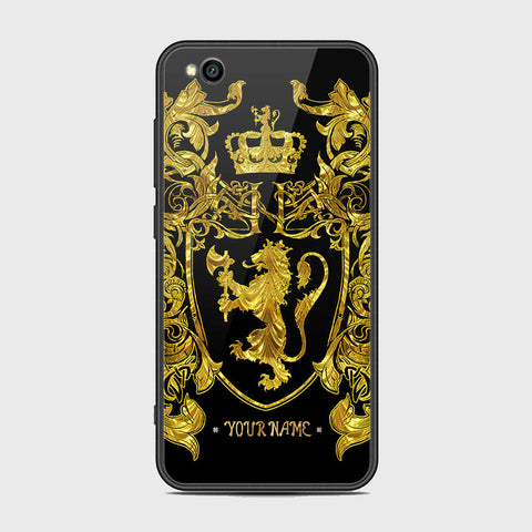 Xiaomi Redmi Go Cover - Gold Series - HQ Ultra Shine Premium Infinity Glass Soft Silicon Borders Case