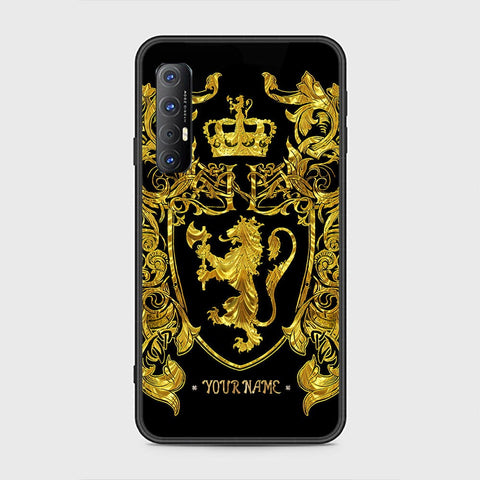 Oppo Reno 3 Pro 5G Cover - Gold Series - HQ Ultra Shine Premium Infinity Glass Soft Silicon Borders Case