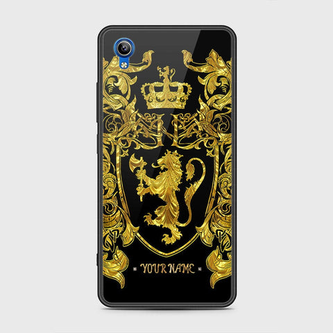 Vivo Y91C Cover - Gold Series - HQ Ultra Shine Premium Infinity Glass Soft Silicon Borders Case
