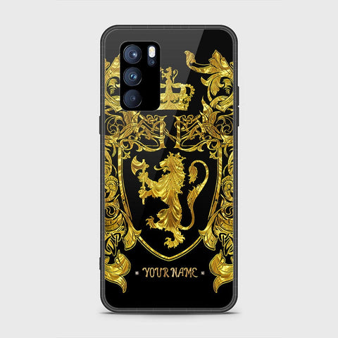 Oppo Reno 6 Pro 5G Cover - Gold Series - HQ Ultra Shine Premium Infinity Glass Soft Silicon Borders Case