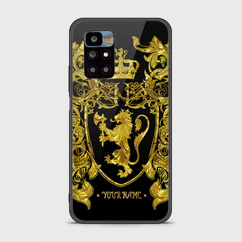 Xiaomi Redmi 10 Cover - Gold Series - HQ Ultra Shine Premium Infinity Glass Soft Silicon Borders Case