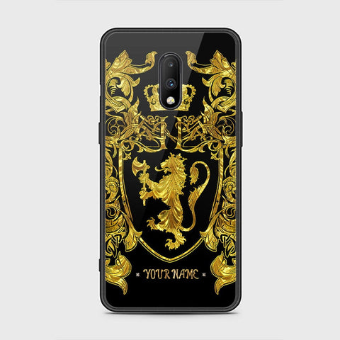 OnePlus 7 Cover - Gold Series - HQ Ultra Shine Premium Infinity Glass Soft Silicon Borders Case