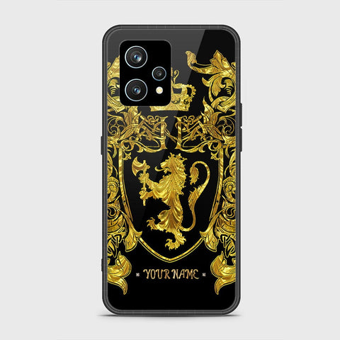 Realme 9 Pro Plus  Cover - Gold Series - HQ Ultra Shine Premium Infinity Glass Soft Silicon Borders Case