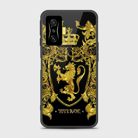 Xiaomi Poco F4 GT Cover - Gold Series - HQ Ultra Shine Premium Infinity Glass Soft Silicon Borders Case