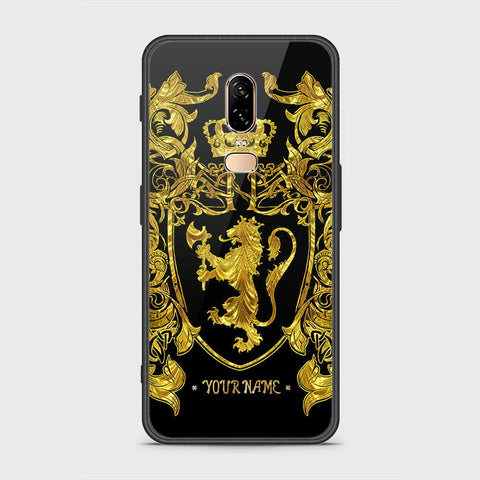 OnePlus 6 Cover - Gold Series - HQ Ultra Shine Premium Infinity Glass Soft Silicon Borders Case