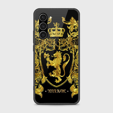 Samsung Galaxy S23 5G Cover - Gold Series - HQ Ultra Shine Premium Infinity Glass Soft Silicon Borders Case