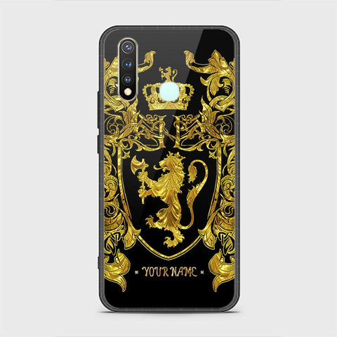 Vivo Y19 Cover - Gold Series - HQ Ultra Shine Premium Infinity Glass Soft Silicon Borders Case