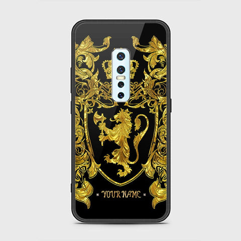 Vivo V17 Pro Cover - Gold Series - HQ Ultra Shine Premium Infinity Glass Soft Silicon Borders Case