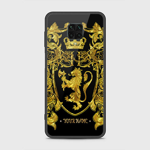 Xiaomi Redmi Note 9S Cover - Gold Series - HQ Ultra Shine Premium Infinity Glass Soft Silicon Borders Case