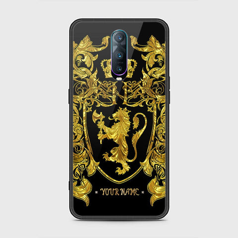 OPPO R17 Pro Cover - Gold Series - HQ Ultra Shine Premium Infinity Glass Soft Silicon Borders Case