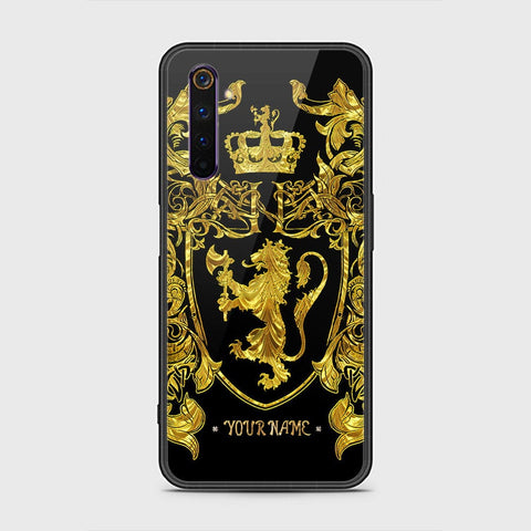 Realme 6 Pro Cover - Gold Series - HQ Ultra Shine Premium Infinity Glass Soft Silicon Borders Case