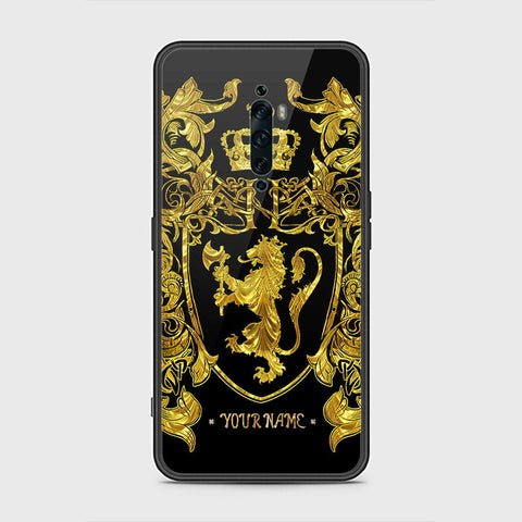 Oppo Reno 2Z Cover - Gold Series - HQ Ultra Shine Premium Infinity Glass Soft Silicon Borders Case