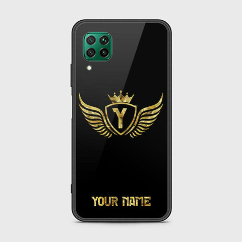 Huawei P40 Lite Cover - Gold Series - HQ Ultra Shine Premium Infinity Glass Soft Silicon Borders Case