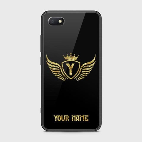 Honor 7S Cover - Gold Series - HQ Ultra Shine Premium Infinity Glass Soft Silicon Borders Case