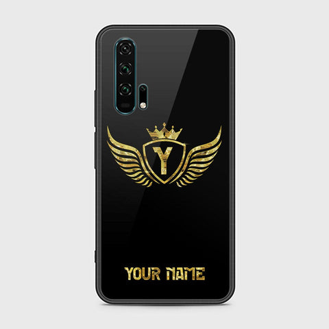 Honor 20 Pro Cover - Gold Series - HQ Ultra Shine Premium Infinity Glass Soft Silicon Borders Case