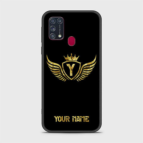 Samsung Galaxy M31 Cover - Gold Series - HQ Ultra Shine Premium Infinity Glass Soft Silicon Borders Case