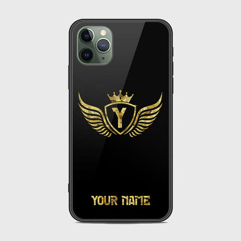 iPhone 11 Pro Cover - Gold Series - HQ Ultra Shine Premium Infinity Glass Soft Silicon Borders Case