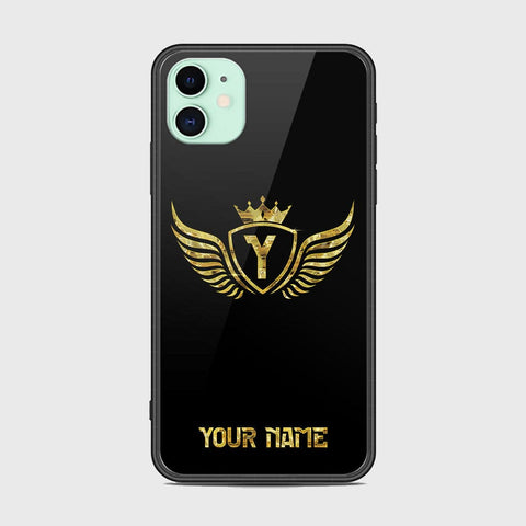 iPhone 11 Cover - Gold Series - HQ Ultra Shine Premium Infinity Glass Soft Silicon Borders Case