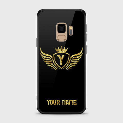 Samsung Galaxy S9 Cover - Gold Series - HQ Ultra Shine Premium Infinity Glass Soft Silicon Borders Case