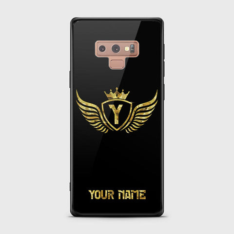 Samsung Galaxy Note 9 Cover - Gold Series - HQ Ultra Shine Premium Infinity Glass Soft Silicon Borders Case