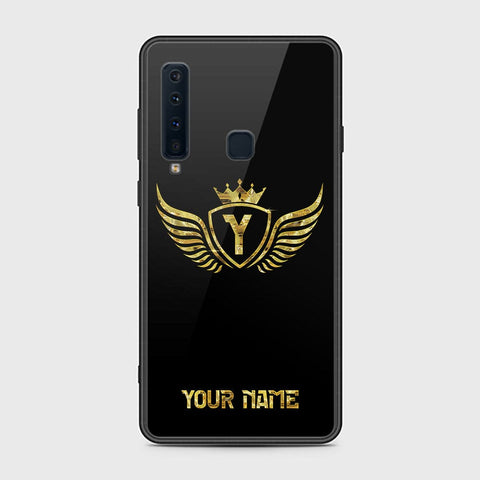 Samsung Galaxy A9 2018 Cover - Gold Series - HQ Ultra Shine Premium Infinity Glass Soft Silicon Borders Case