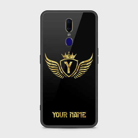 Oppo A9 Cover - Gold Series - HQ Ultra Shine Premium Infinity Glass Soft Silicon Borders Case