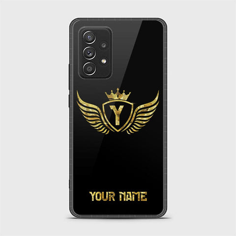 Samsung Galaxy A52 Cover - Gold Series - HQ Ultra Shine Premium Infinity Glass Soft Silicon Borders Case