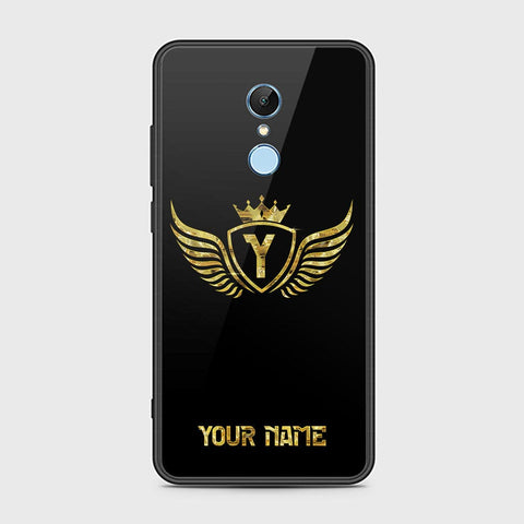 Redmi 5 Plus Cover - Gold Series - HQ Ultra Shine Premium Infinity Glass Soft Silicon Borders Case