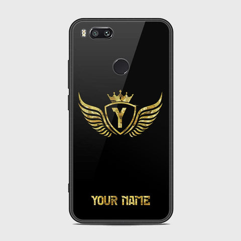 Xiaomi Mi A1 Cover - Gold Series - HQ Ultra Shine Premium Infinity Glass Soft Silicon Borders Case