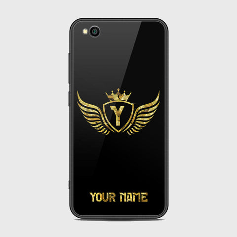 Xiaomi Redmi Go Cover - Gold Series - HQ Ultra Shine Premium Infinity Glass Soft Silicon Borders Case