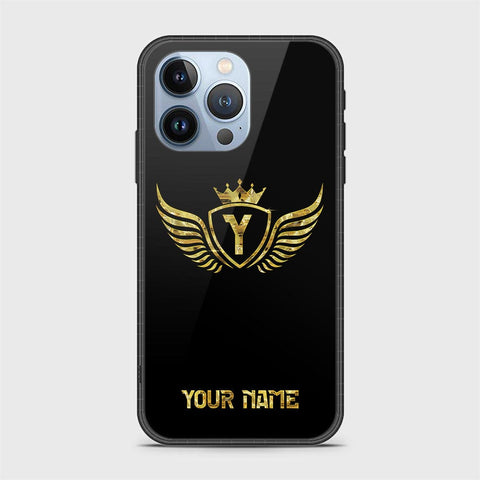 iPhone 13 Pro Cover - Gold Series - HQ Ultra Shine Premium Infinity Glass Soft Silicon Borders Case