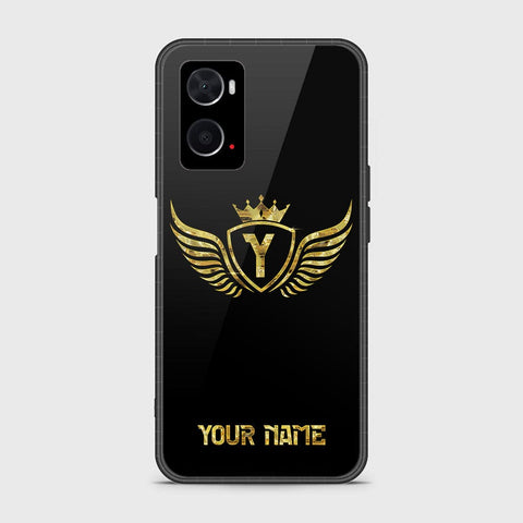 Oppo A36 Cover - Gold Series - HQ Ultra Shine Premium Infinity Glass Soft Silicon Borders Case