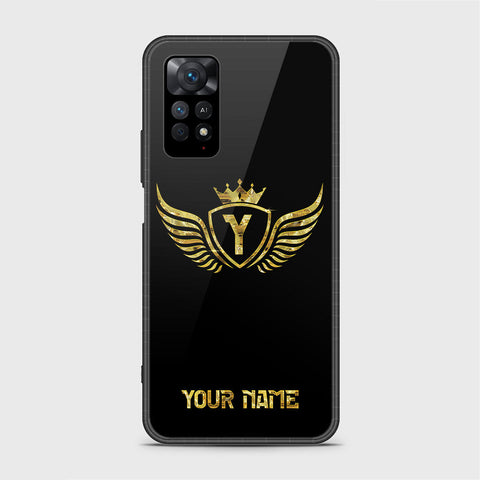 Xiaomi Redmi Note 11 E Pro Cover - Gold Series - HQ Ultra Shine Premium Infinity Glass Soft Silicon Borders Cas