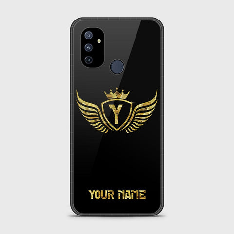 OnePlus Nord N100 Cover - Gold Series - HQ Ultra Shine Premium Infinity Glass Soft Silicon Borders Case