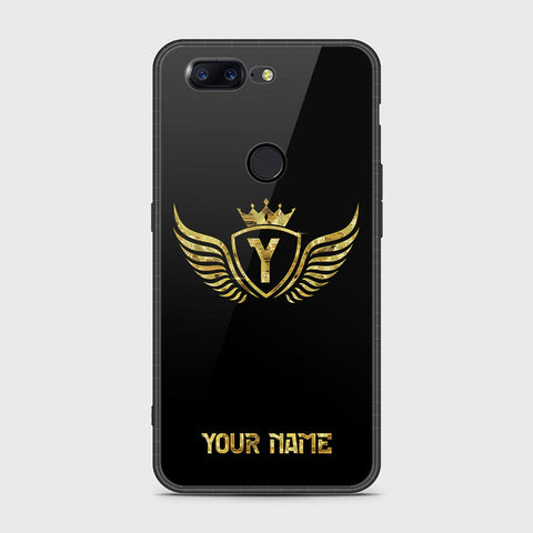 OnePlus 5T Cover - Gold Series - HQ Ultra Shine Premium Infinity Glass Soft Silicon Borders Case