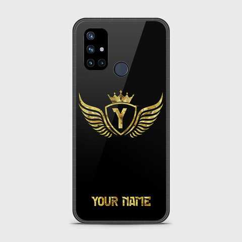 OnePlus Nord N10 Cover - Gold Series - HQ Ultra Shine Premium Infinity Glass Soft Silicon Borders Case